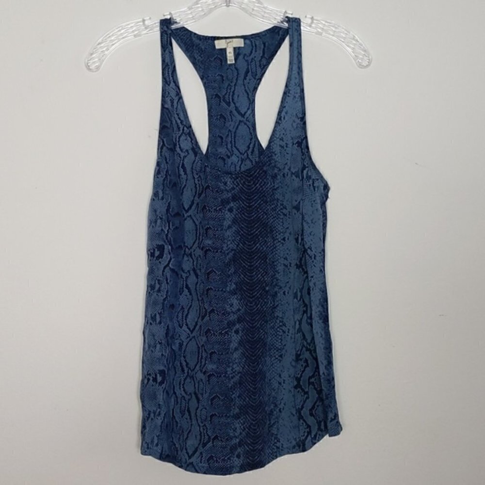 Joie Blue Silk Tank Top Shirt